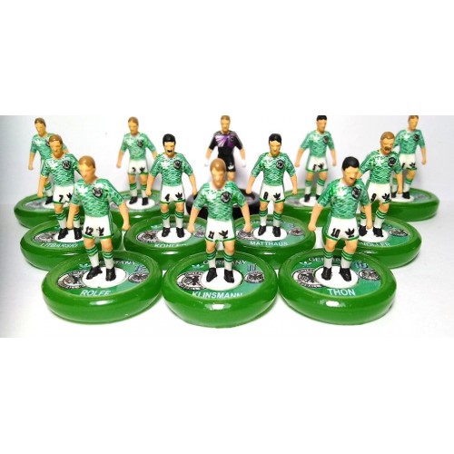 Subbuteo Andrew Table Soccer Germany away kit Euro 1988 on WSB Professional bases